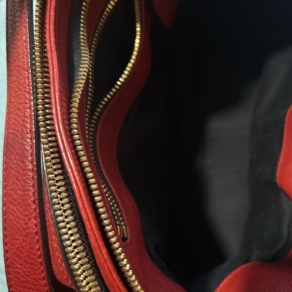 S O L D !   🌹 Authentic Chloe Red Leather - with authentication card. - Picture 12 of 14